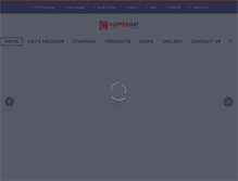Tablet Screenshot of coppergat.com